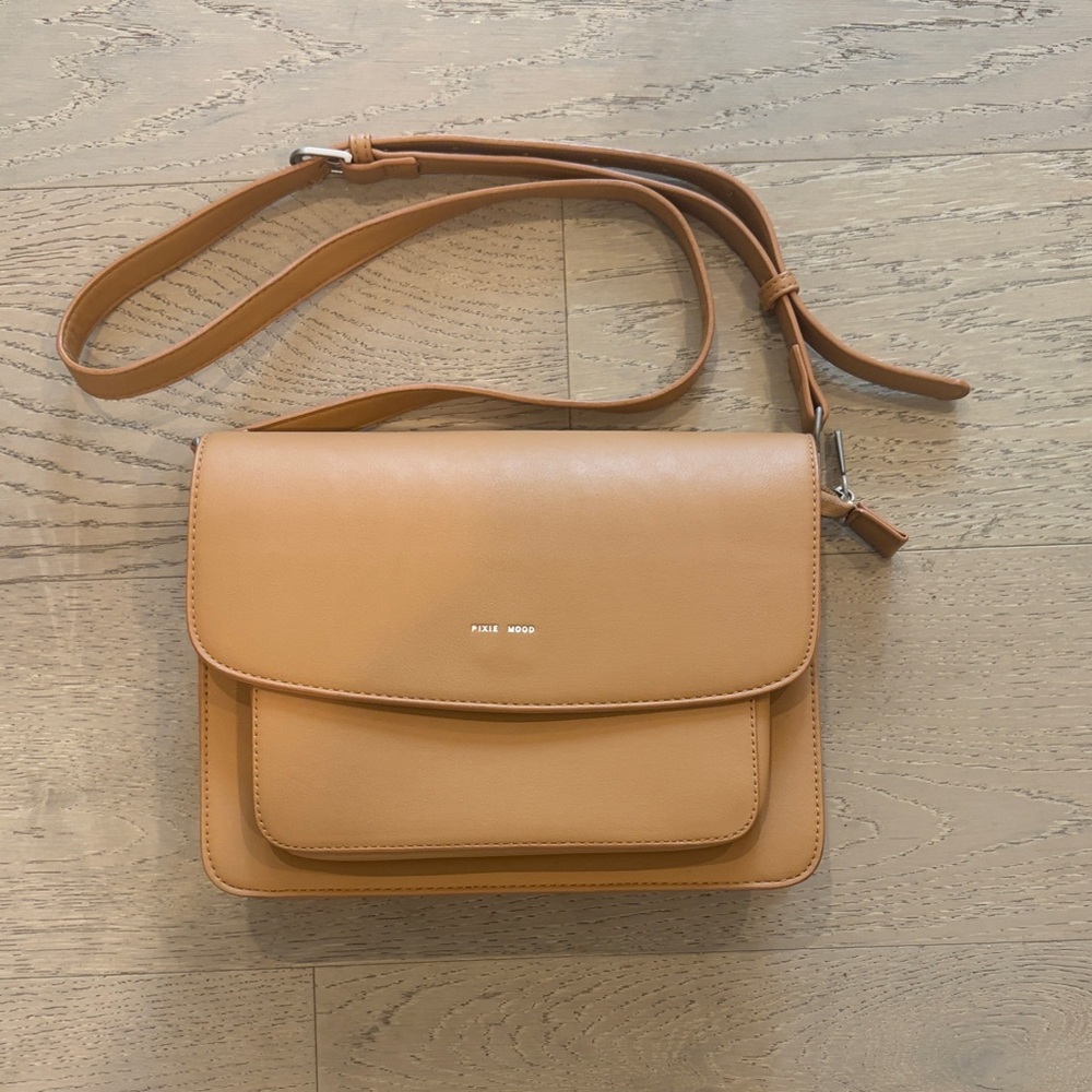 Pixie Mood Tan Crossbody Shoulder Bag